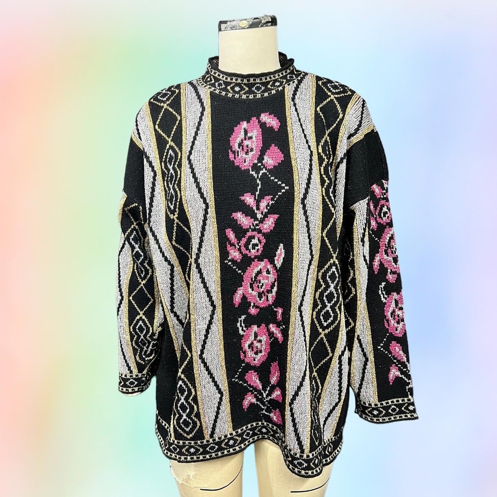 Vintage 90s Basic Editions Sweater Size Large - image 5